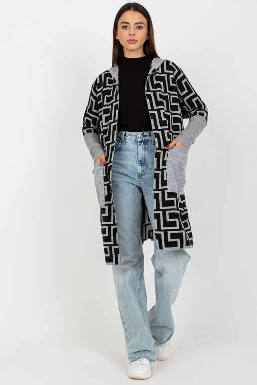 Kardigan VI-SW-21TU1446.19P PELĒKS/MELNS