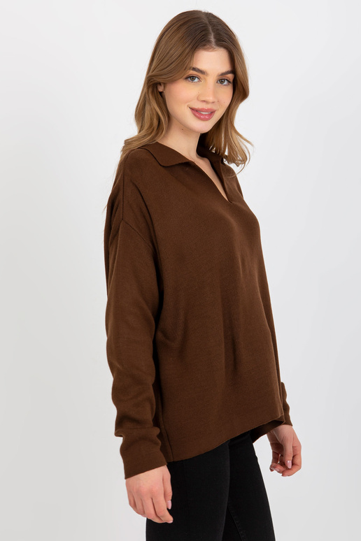 Tumši brūns vienkāršs oversize...