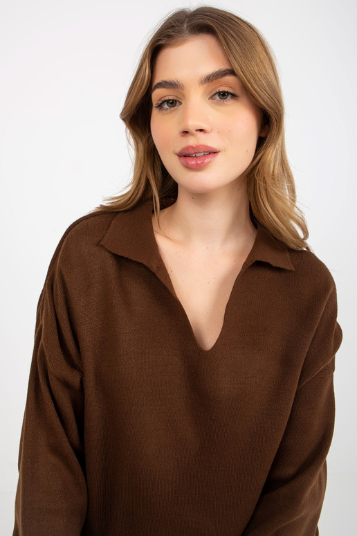 Tumši brūns vienkāršs oversize...