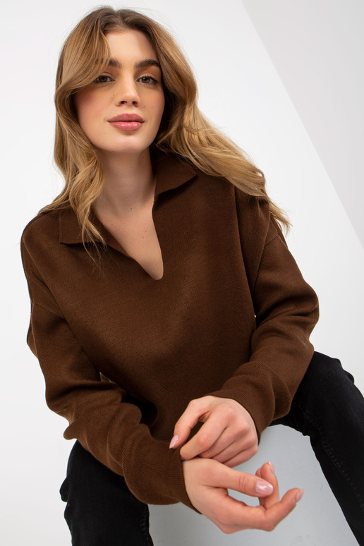 Tumši brūns vienkāršs oversize...