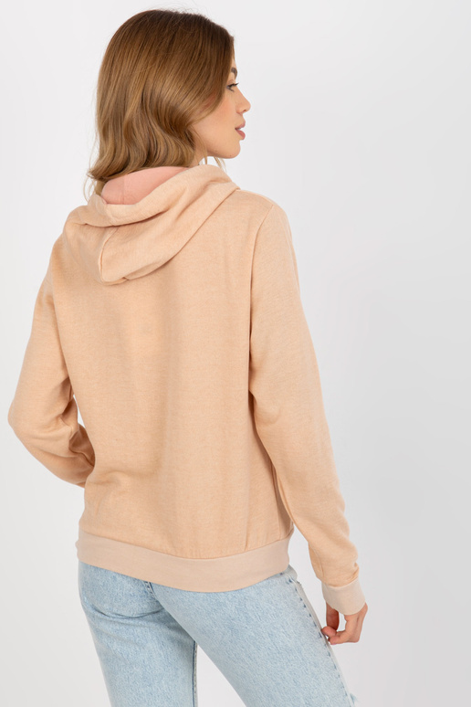 Persiku krāsas sporta krekls ar...