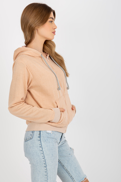 Persiku krāsas sporta krekls ar...