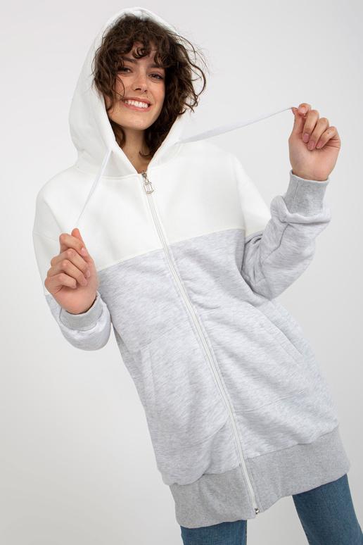 Ekrīpelēks sporta krekls ar kapuci