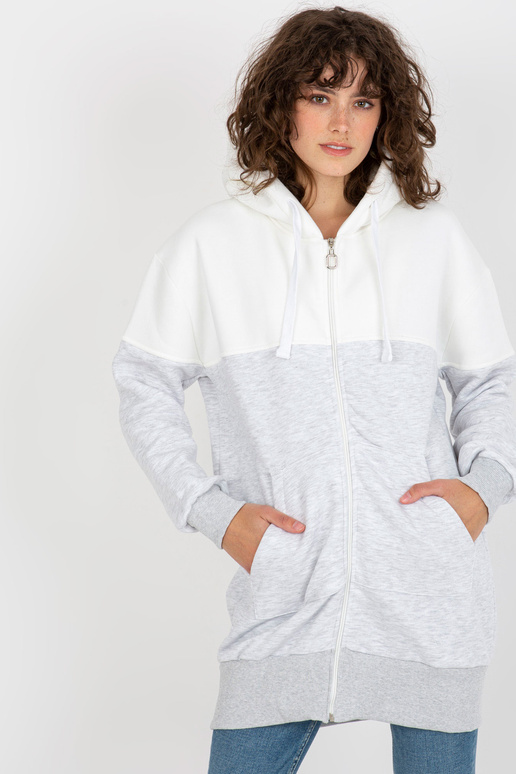 Ekrīpelēks sporta krekls ar kapuci