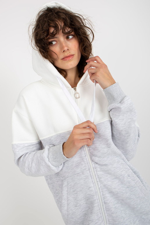 Ekrīpelēks sporta krekls ar kapuci