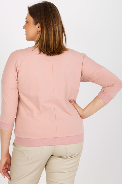 Bāli rozā plus izmēra blūze ar...