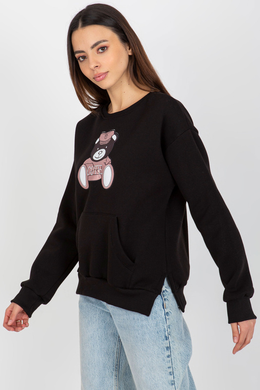 Melns ķengura sporta krekls ar lācīti...