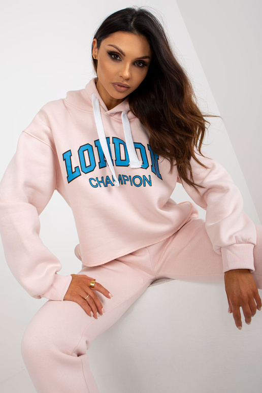 Gaiši rozā un zilā džemperu komplekts...