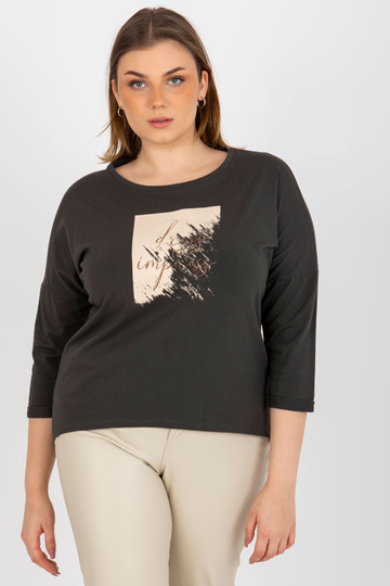 Haki krāsas sieviešu liela...