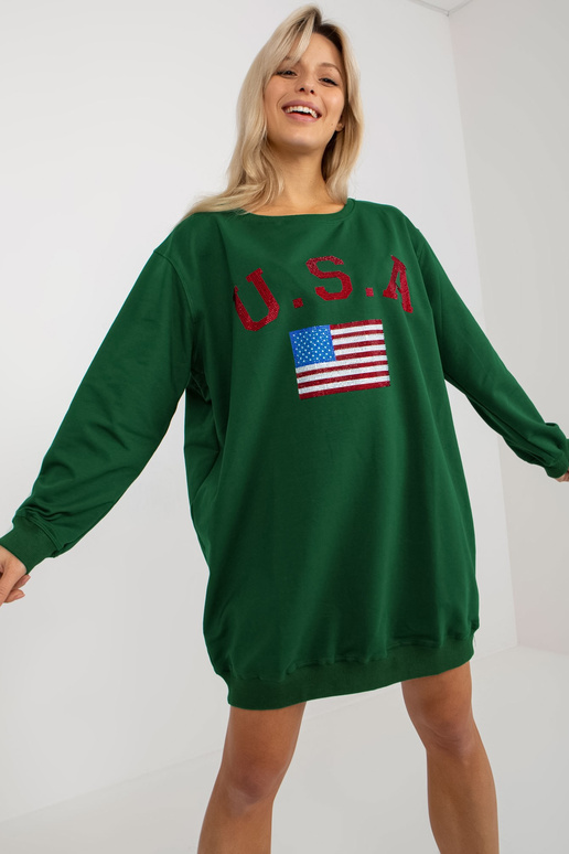 Bluza VI-BL-3192.23P TUMŠI ZAĻS