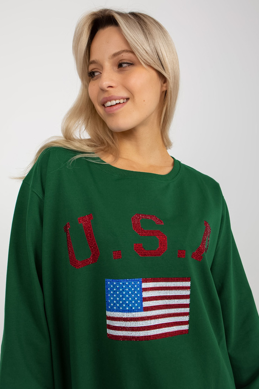 Bluza VI-BL-3192.23P TUMŠI ZAĻS