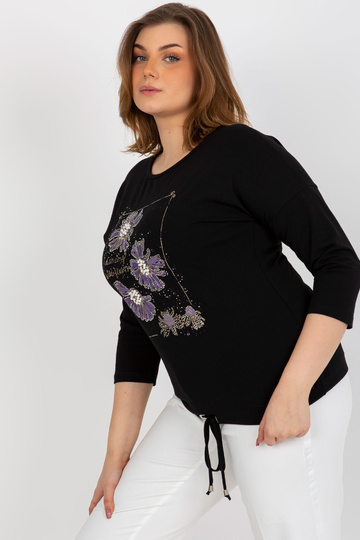 Melna sieviešu liela izmēra...