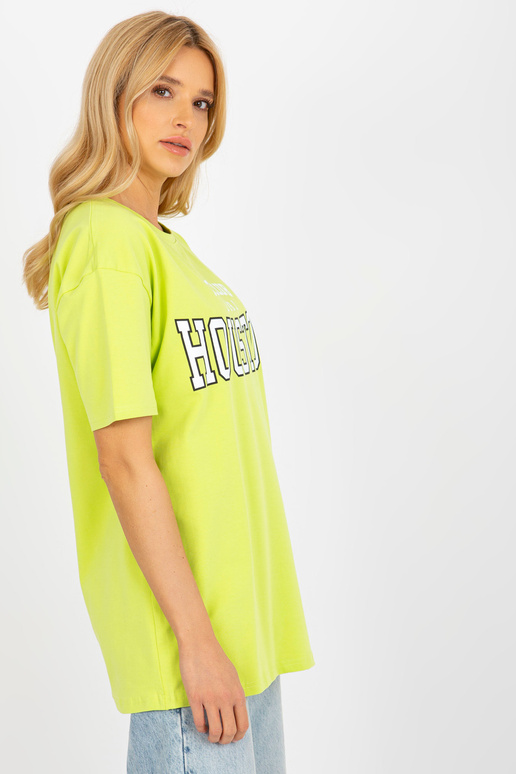 Laima zils sieviešu T-krekls ar brīvu...