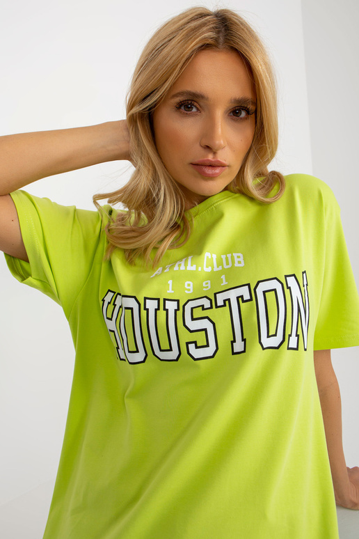 Laima zils sieviešu T-krekls ar brīvu...