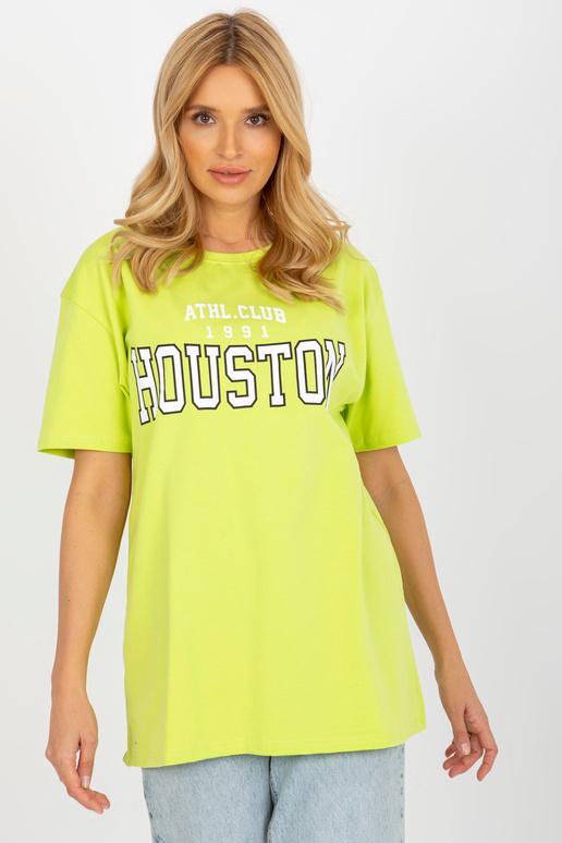 Laima zils sieviešu T-krekls ar brīvu...