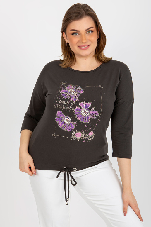 Haki krāsas kokvilnas liela izmēra...