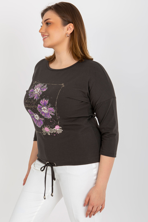 Haki krāsas kokvilnas liela izmēra...