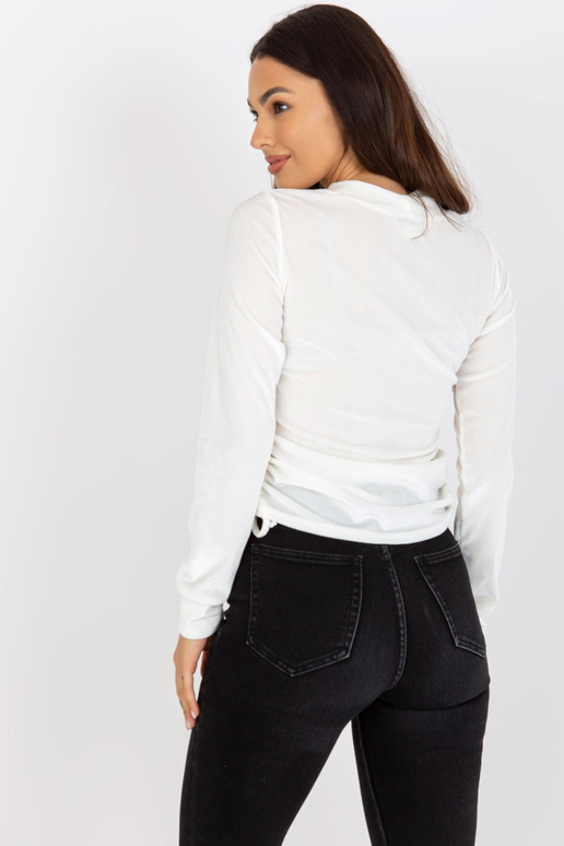 Ecru vistas Damenbluse aus Velours...