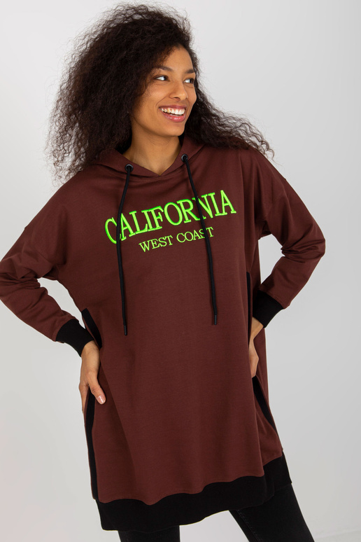 Bluza VI-BL-327.70P TUMŠI BRŪNA