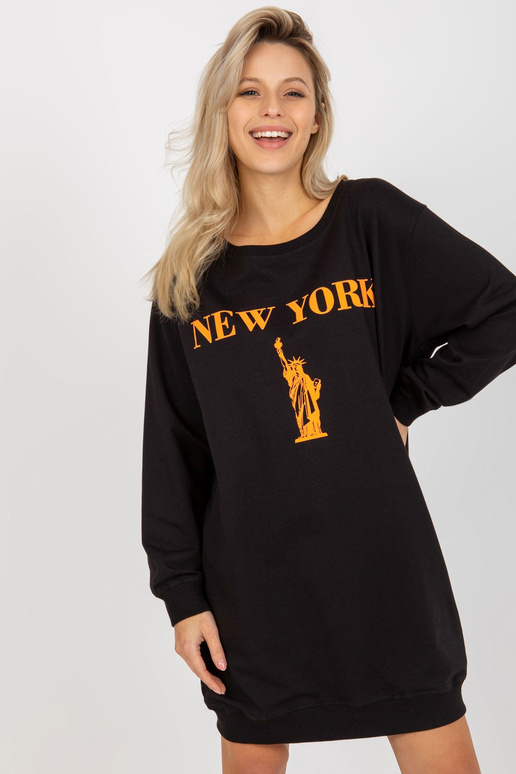Bluza VI-BL-3212.15X MELNS/ORANŽS