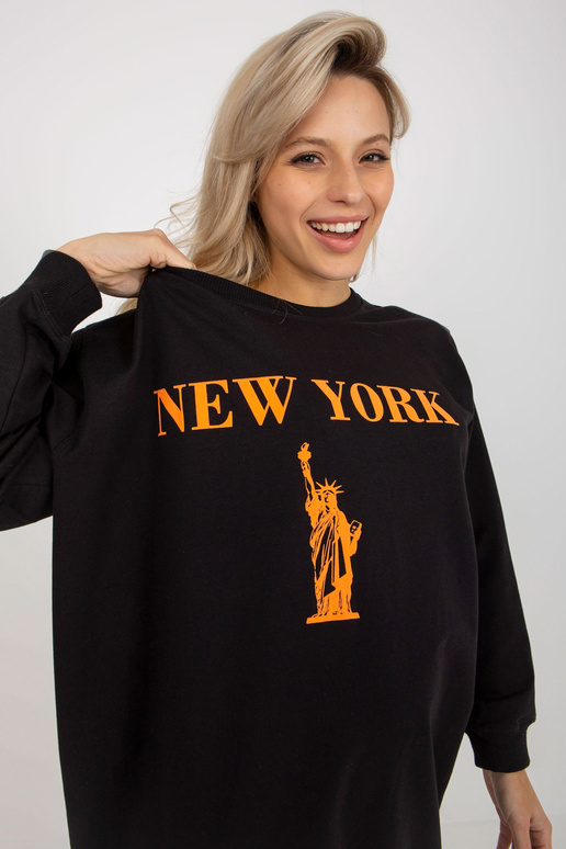 Bluza VI-BL-3212.15X MELNS/ORANŽS