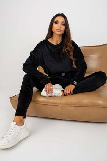 Melns sieviešu velūra...