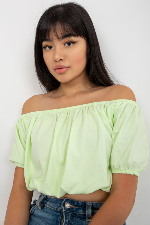 Laima īsa spāņu blūze ar volāniem