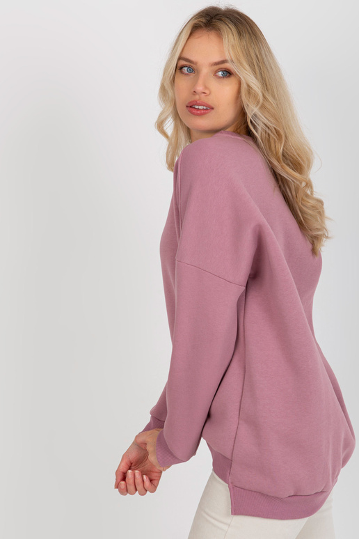 Netīri rozā pamata sporta krekls ar...