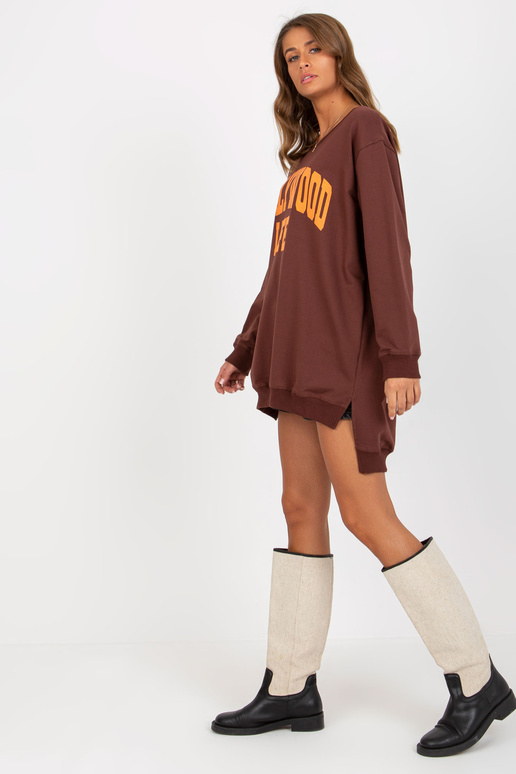 Bluza VI-BL-3102.01P D.BRŪNA/ORANŽA