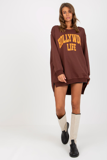 Bluza VI-BL-3102.01P D.BRŪNA/ORANŽA 2