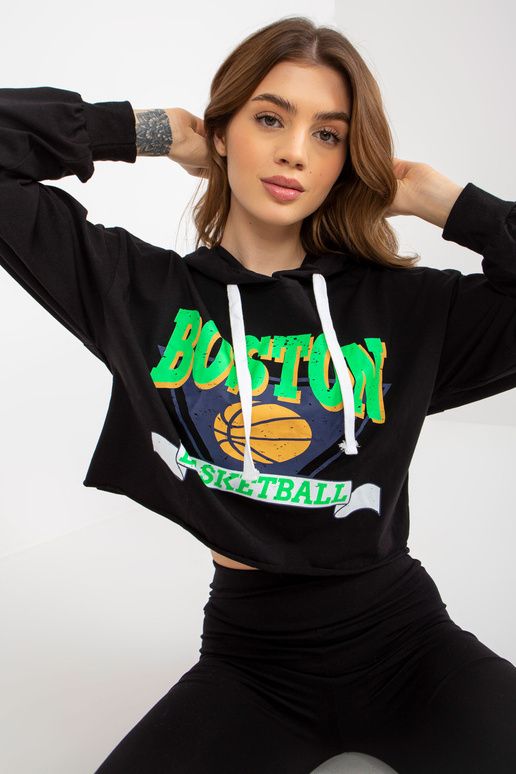 Melns sieviešu ikdienas komplekts ar...