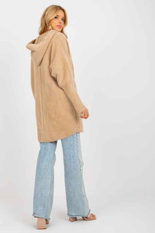 Kamieļu sieviešu alpakas mētelis ar...