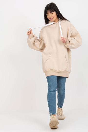 Bēšs džemperis garš sporta... 2