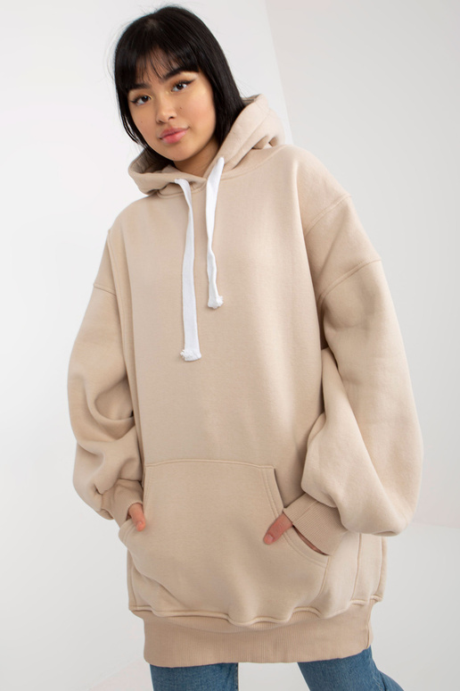 Bēšs džemperis garš sporta krekls...