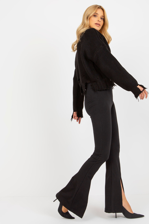 Melni pleca legingi ar šķēlumiem un...