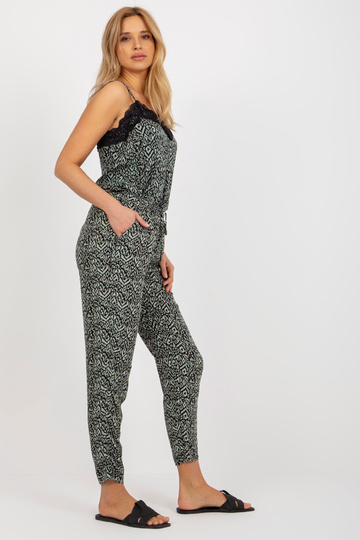 Haki krāsas viskozes bikses... 2