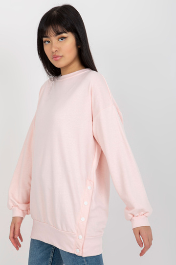 Gaiši rozā džemperis bez...