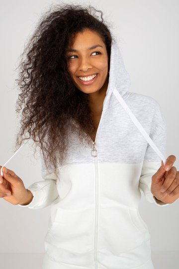 Pelēks-ekrū džemperis Garš...