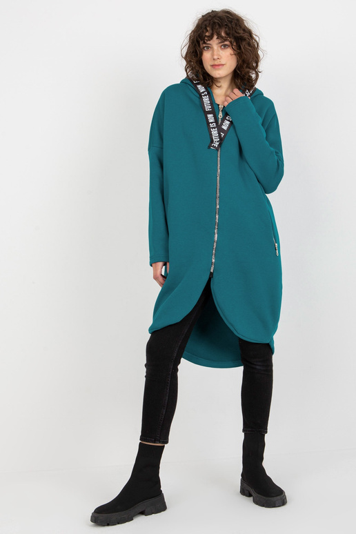 Jūras garais džemperis ar kapuci