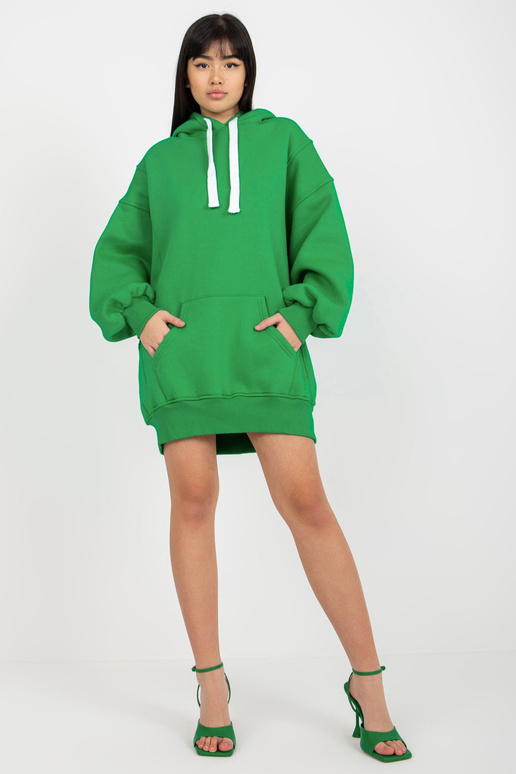 Zaļš džemperis pamata oversize...