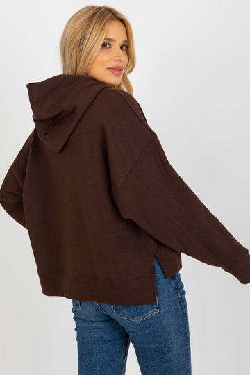 Tumši brūns oversize sporta...