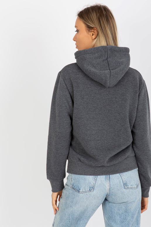 Tumši pelēks pamata sporta krekls ar...