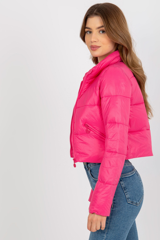 Rozā īsa pārejas stepēta jaka bez...