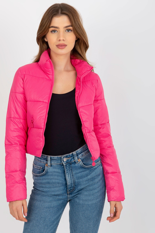 Rozā īsa pārejas stepēta jaka bez...