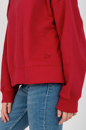 Sarkans sporta krekls ar...