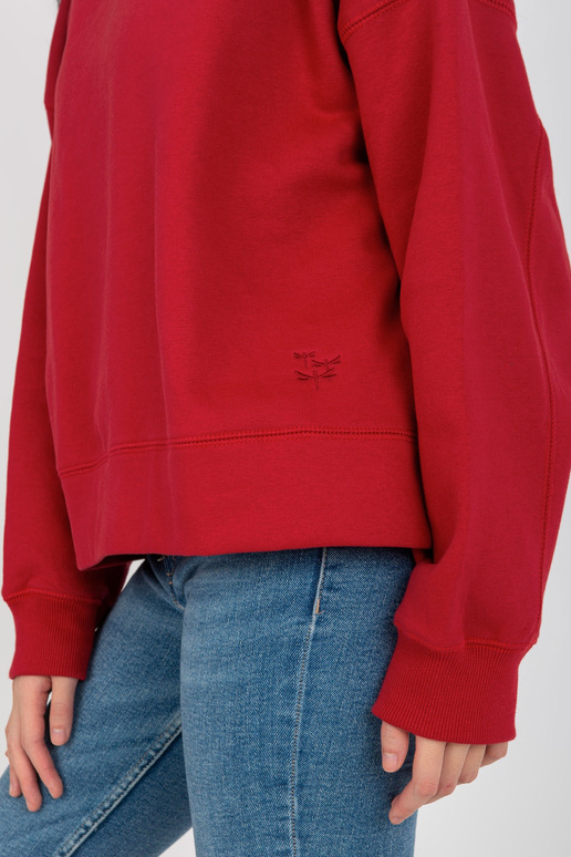 Sarkans sporta krekls ar kapuci un...