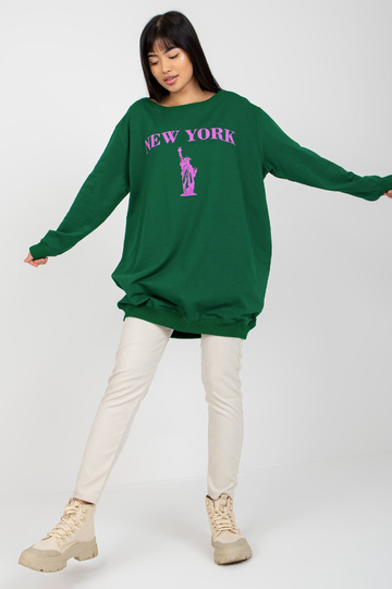 Bluza VI-BL-3212.15X D.GREEN/VIOLET