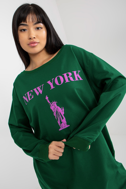 Bluza VI-BL-3212.15X D.GREEN/VIOLET