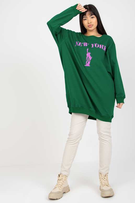 Bluza VI-BL-3212.15X D.GREEN/VIOLET