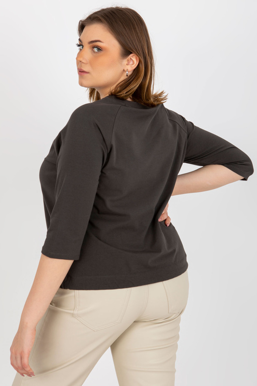 Haki krāsas sieviešu lielā izmēra...